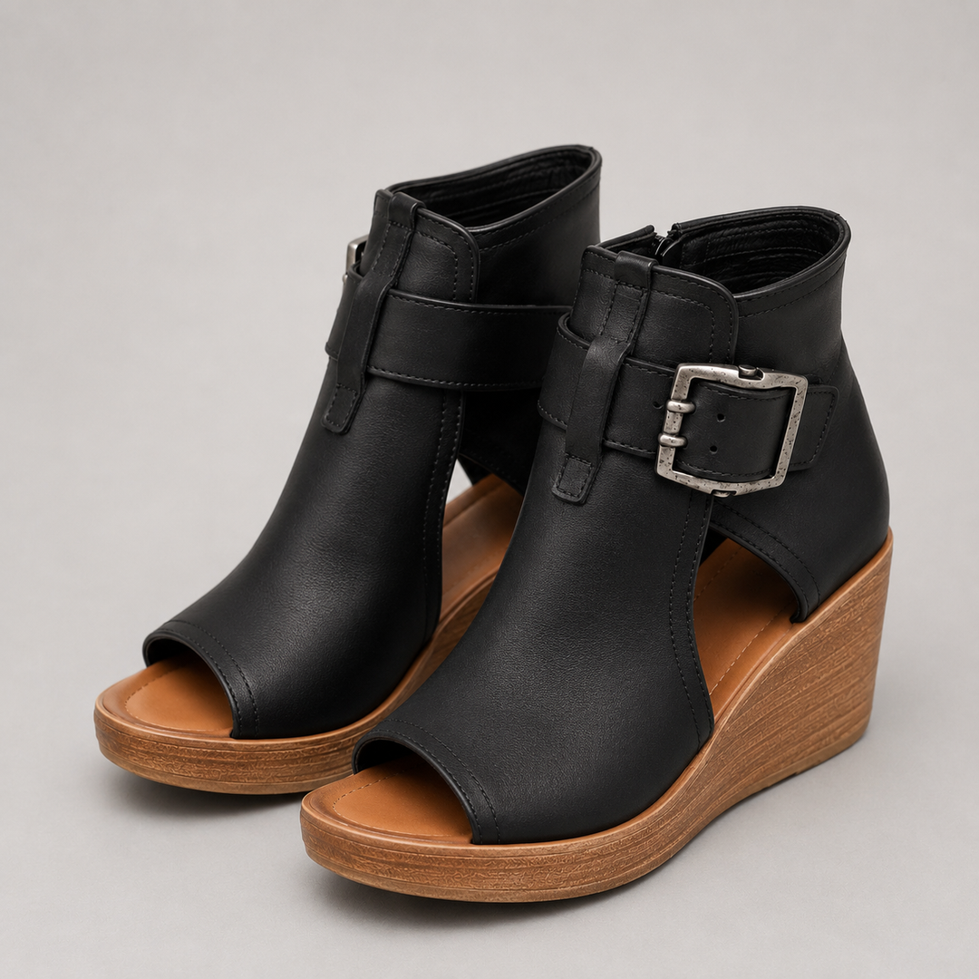 Fayre - Cushioned Wedge Ankle Boots